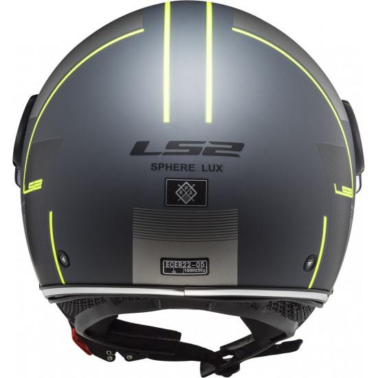 Casco jet LS2 Helmets OF558 SPHERE LUX Firm Matt Black Titanium - Micasco.es - Tu tienda de cascos de moto