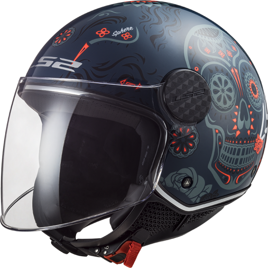 Casco jet LS2 Helmets OF558 SPHERE LUX Maxca Cobalt Orange - Micasco.es Casco jet LS2 Helmets OF558 SPHERE LUX Maxca Cobalt Orange - Micasco.es - Tu tienda de cascos de moto