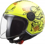 Casco jet LS2 Helmets OF558 SPHERE LUX Skater HV Yellow - Micasco.es - Tu tienda de cascos de moto