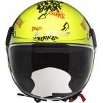 Casco jet LS2 Helmets OF558 SPHERE LUX Skater HV Yellow - Micasco.es - Tu tienda de cascos de moto