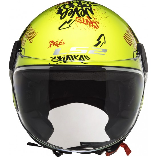 Casco jet LS2 Helmets OF558 SPHERE LUX Skater HV Yellow - Micasco.es - Tu tienda de cascos de moto