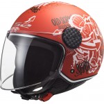 Casco jet LS2 Helmets OF558 SPHERE LUX Skater Red - Micasco.es - Tu tienda de cascos de moto