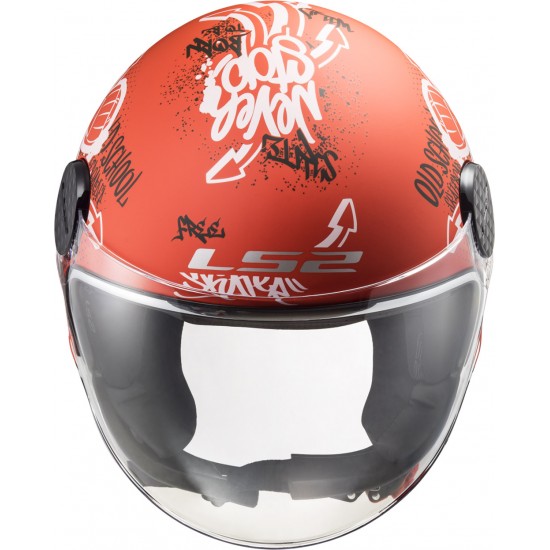 Casco jet LS2 Helmets OF558 SPHERE LUX Skater Red - Micasco.es - Tu tienda de cascos de moto