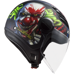 Casco jet LS2 Helmets OF562 AIRFLOW L Happy Dreams Matt Black Red - Micasco.es - Tu tienda de cascos de moto