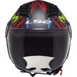 Casco jet LS2 Helmets OF562 AIRFLOW L Happy Dreams Matt Black Red - Micasco.es - Tu tienda de cascos de moto