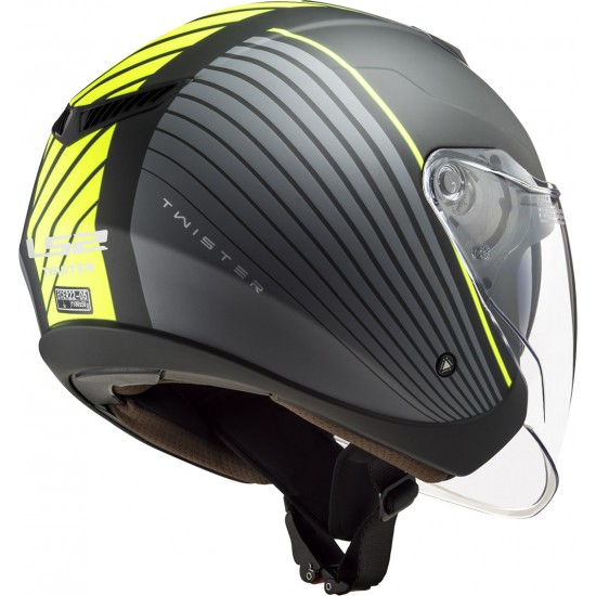 Casco jet LS2 OF573 TWISTER II Luna Matt Black Titanium - Micasco.es Casco jet LS2 OF573 TWISTER II Luna Matt Black Titanium - Micasco.es - Tu tienda de cascos de moto