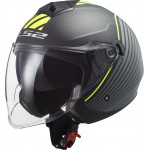 Casco jet LS2 OF573 TWISTER II Luna Matt Black Titanium - Micasco.es - Tu tienda de cascos de moto