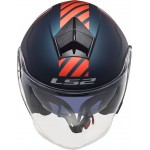 Casco jet LS2 OF573 TWISTER II Luna Matt Blue White - Micasco.es Casco jet LS2 OF573 TWISTER II Luna Matt Blue White - Micasco.es - Tu tienda de cascos de moto
