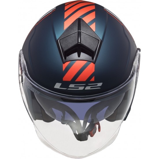 Casco jet LS2 OF573 TWISTER II Luna Matt Blue White - Micasco.es Casco jet LS2 OF573 TWISTER II Luna Matt Blue White - Micasco.es - Tu tienda de cascos de moto