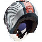 Casco jet LS2 OF573 TWISTER II Luna Matt Blue White - Micasco.es Casco jet LS2 OF573 TWISTER II Luna Matt Blue White - Micasco.es - Tu tienda de cascos de moto
