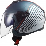 Casco jet LS2 OF573 TWISTER II Luna Matt Black Titanium - Micasco.es - Tu tienda de cascos de moto