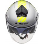 Casco jet LS2 OF573 TWISTER II Luna White Silver - Micasco.es Casco jet LS2 OF573 TWISTER II Luna White Silver - Micasco.es - Tu tienda de cascos de moto