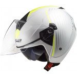 Casco jet LS2 OF573 TWISTER II Luna White Silver - Micasco.es Casco jet LS2 OF573 TWISTER II Luna White Silver - Micasco.es - Tu tienda de cascos de moto