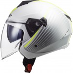 Casco jet LS2 OF573 TWISTER II Luna White Silver - Micasco.es Casco jet LS2 OF573 TWISTER II Luna White Silver - Micasco.es - Tu tienda de cascos de moto