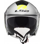 Casco jet LS2 OF573 TWISTER II Luna White Silver - Micasco.es Casco jet LS2 OF573 TWISTER II Luna White Silver - Micasco.es - Tu tienda de cascos de moto