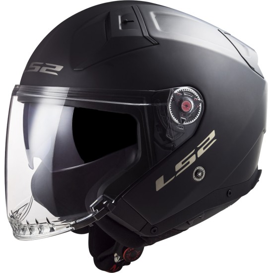 LS2 OF603 INFINITY II Solid Matt Black - Micasco.es - Tu tienda de cascos de moto