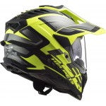 LS2 MX701 EXPLORER Alter Matt Black HV Yellow - Micasco.es - Tu tienda de cascos de moto