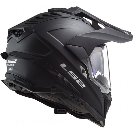 LS2 MX701 EXPLORER Solid Matt Black - Micasco.es - Tu tienda de cascos de moto