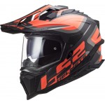 LS2 MX701 EXPLORER Alter Matt Black Fluo Orange - Micasco.es - Tu tienda de cascos de moto