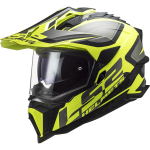 LS2 MX701 EXPLORER Alter Matt Black HV Yellow - Micasco.es - Tu tienda de cascos de moto