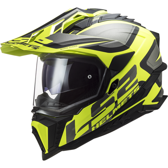 LS2 MX701 EXPLORER Alter Matt Black HV Yellow - Micasco.es - Tu tienda de cascos de moto