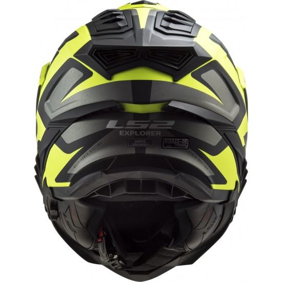 LS2 MX701 EXPLORER Alter Matt Black HV Yellow - Micasco.es - Tu tienda de cascos de moto