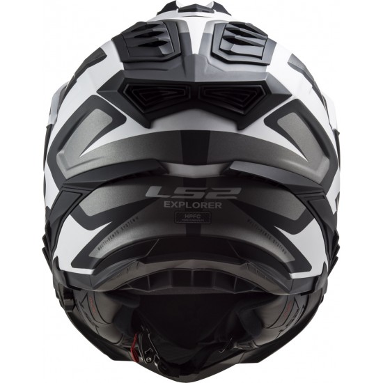 LS2 MX701 EXPLORER Alter Matt Black White - Micasco.es - Tu tienda de cascos de moto