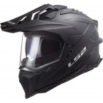LS2 MX701 EXPLORER Solid Matt Black - Micasco.es - Tu tienda de cascos de moto