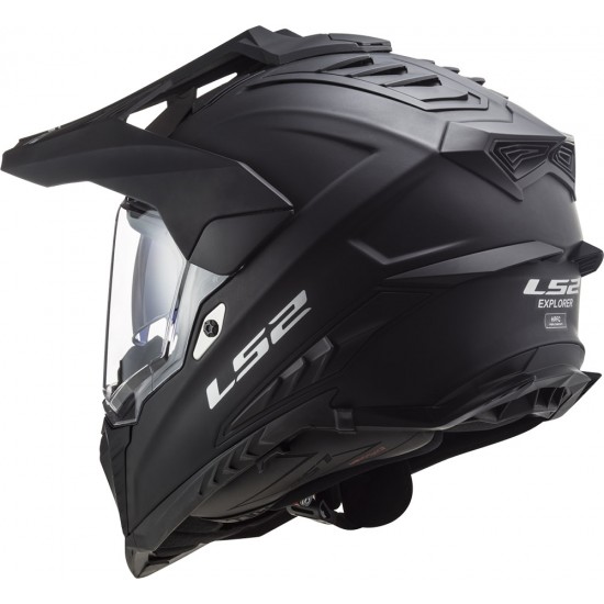 LS2 MX701 EXPLORER Solid Matt Black - Micasco.es - Tu tienda de cascos de moto