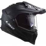 LS2 MX701 EXPLORER Solid Matt Black - Micasco.es - Tu tienda de cascos de moto