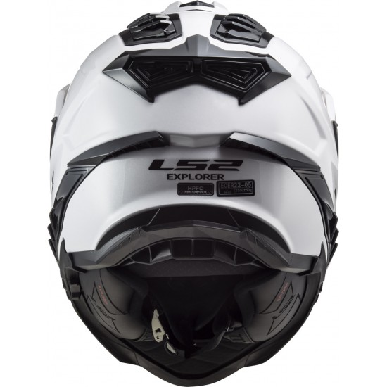 LS2 MX701 EXPLORER Solid White - Micasco.es - Tu tienda de cascos de moto