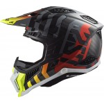 LS2 MX703 X-Force Barrier HV Yellow Red - Micasco.es - Tu tienda de cascos de moto