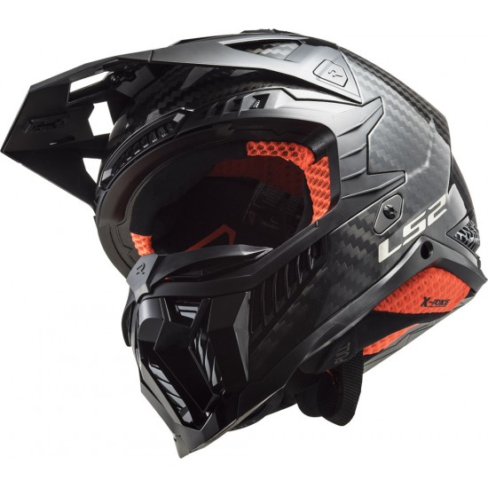 LS2 MX703 X-Force Solid Carbon - Micasco.es - Tu tienda de cascos de moto