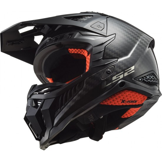 LS2 MX703 X-Force Solid Carbon - Micasco.es - Tu tienda de cascos de moto