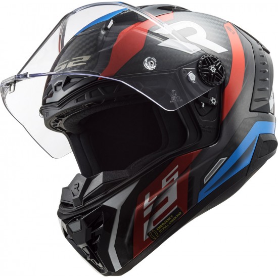 LS2 FF805 THUNDER Carbon Supra Red Blue - Micasco.es - Tu tienda de cascos de moto