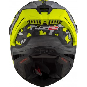 LS2 FF805 THUNDER Carbon SPACE Matt HV Yellow Grey - Micasco.es - Tu tienda de cascos de moto