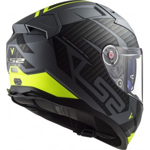 Casco integral LS2 FF811 VECTOR II SPLITTER Matt Titanium HV Yellow - Micasco.es Casco integral LS2 FF811 VECTOR II SPLITTER Matt Titanium HV Yellow - Micasco.es - Tu tienda de cascos de moto