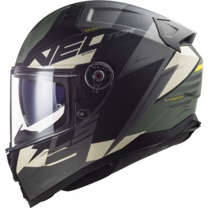 Casco integral LS2 FF811 VECTOR II ABSOLUTE Matt Black Silver Titanium - Micasco.es - Tu tienda de cascos de moto