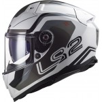 Casco integral LS2 FF811 VECTOR II METRIC White Titanium Silver - Micasco.es - Tu tienda de cascos de moto