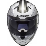 Casco integral LS2 FF811 VECTOR II METRIC White Titanium Silver - Micasco.es - Tu tienda de cascos de moto