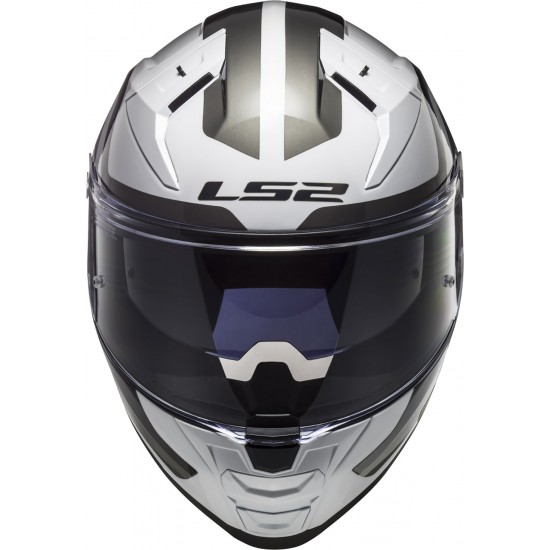 Casco integral LS2 FF811 VECTOR II METRIC White Titanium Silver - Micasco.es - Tu tienda de cascos de moto