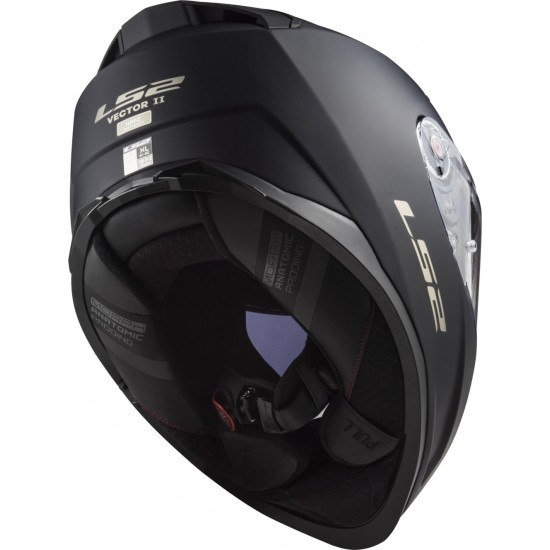 Casco integral LS2 FF811 VECTOR II SOLID Matt Black - Micasco.es - Tu tienda de cascos de moto