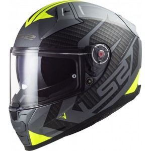 Casco integral LS2 FF811 VECTOR II SPLITTER Matt Titanium HV Yellow - Micasco.es Casco integral LS2 FF811 VECTOR II SPLITTER Matt Titanium HV Yellow - Micasco.es - Tu tienda de cascos de moto