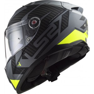Casco integral LS2 FF811 VECTOR II SPLITTER Matt Titanium HV Yellow - Micasco.es Casco integral LS2 FF811 VECTOR II SPLITTER Matt Titanium HV Yellow - Micasco.es - Tu tienda de cascos de moto