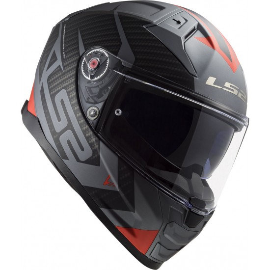 Casco integral LS2 FF811 VECTOR II SPLITTER Matt Titanium Red - Micasco.es - Tu tienda de cascos de moto