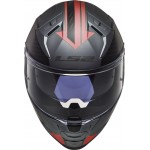 Casco integral LS2 FF811 VECTOR II SPLITTER Matt Titanium Red - Micasco.es - Tu tienda de cascos de moto