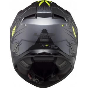 Casco integral LS2 FF811 VECTOR II TECHBOT Matt Titanium HV Yellow - Micasco.es Casco integral LS2 FF811 VECTOR II TECHBOT Matt Titanium HV Yellow - Micasco.es - Tu tienda de cascos de moto