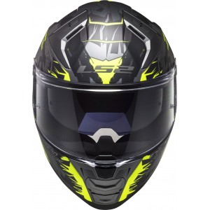 Casco integral LS2 FF811 VECTOR II TECHBOT Matt Titanium HV Yellow - Micasco.es Casco integral LS2 FF811 VECTOR II TECHBOT Matt Titanium HV Yellow - Micasco.es - Tu tienda de cascos de moto