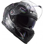 Casco integral LS2 FF811 VECTOR II TROPICAL Black White - Micasco.es - Tu tienda de cascos de moto