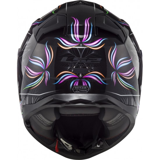 Casco integral LS2 FF811 VECTOR II TROPICAL Black White - Micasco.es - Tu tienda de cascos de moto